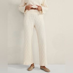 Haven Well Within Cream Cable Knit Pants